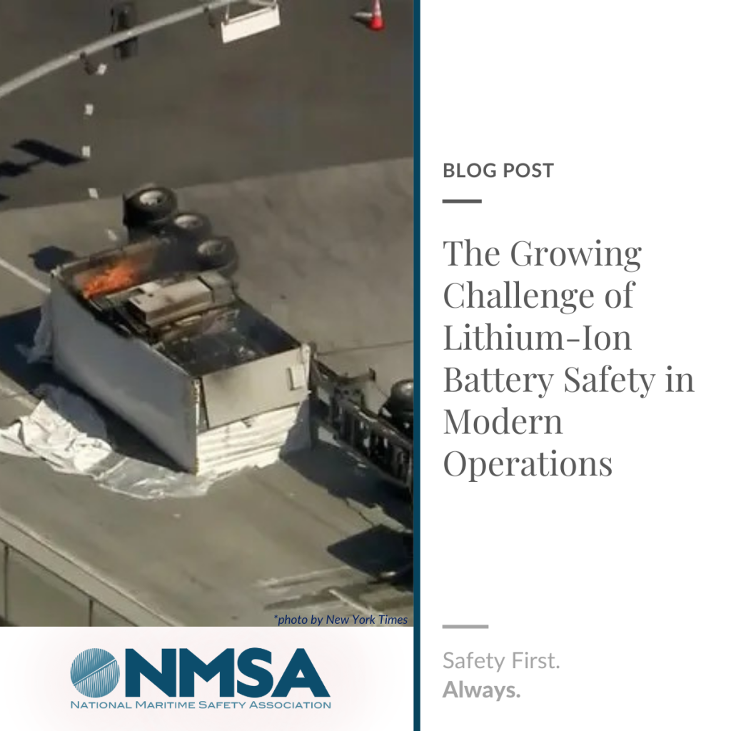 The Growing Challenge of Lithium-Ion Battery Safety in Modern Operations